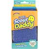 Scrub Daddy Scour Daddy Acciaio, Pagliette abrasive in rete d'acciaio per griglie in metallo e ghisa, Paglietta resistente per la pulizia dei piatti, Spugne abrasiva per i piatti, Confezione da 2
