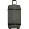 American Tourister Urban Track - Borsa da viaggio con 2 ruote, Verde (Kaki Scuro), L (78.5 cm - 116 L)