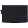 PIQUADRO Urban Double Compact Wallet RFID Nero/Grigio