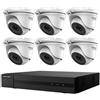 HIKVISION KIT VIDEOSORVEGLIANZA IP POE 2 MPX 6 TELECAMERE HIKVISION NVR 8 CANALI 1
