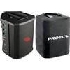 PROEL FREEONEX + COVER diffusore portatile batteria 3 ingressi DJ musicisti NEW