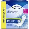 TENA Discreet Extra Plus - Asciugamani Incontinenza Donna Mega Pack 24 Asciugamani