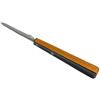 Güde Solingen - Coltello multiuso arancione/nero con bordo seghettato, Coltelli universali da cucina, 10 cm, UNI, POM