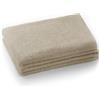 AmeliaHome Telo doccia 70 x 140 cm beige 100% cotone assorbente qualità cappuccino Amari