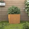 Vidaxl Fioriera 49x47x46 cm Acciaio Corten