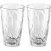 Koziol Superglas Club No. 6, 2 pezzi, 300 ml, bicchiere da cocktail in plastica cristallina, lussuoso, infrangibile, riutilizzabile, per feste e campeggio
