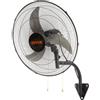 VEVOR Ventilatore da parete, 20 pollici, 3 velocità ad alta velocità max. Ventilatore da parete industriale oscillante da 4.650 CFM, commerciale o residenziale per magazzino, serra, officina, patio, cantina, nero, elencato ETL