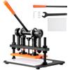 VEVOR Macchina per Goffratura Pelle Cuoio 280x140 mm Capacità 1,5 T, Fustellatrice Manuale Corsa Regolabile 12 mm Perforatrice Goffratura Manuale per Pelle Carta Espanso Plastica Gomma Vari Materiali