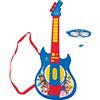 Lexibook, Paw Patrol, Chitarra elettrica con microfono, Occhiali con microfono, Canzoni demo, 2 modalità di gioco, Plug per MP3, blu/rosso/giallo, K260PA
