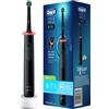 Oral-B Spazzolino Elettrico Ricaricabile Pro 3 3000 Nero Con Sensore Di Pressione Visibile, 1 Testina, 1 Spazzolino