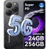 Does not apply Blackview Shark 9 Smartphone 5G Android 14, 24(8+16) GB+256GB/2TB, 50MP+8MP Supe
