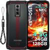 DOOGEE Rugged Smartphone 4.5G, 24GB+128GB(TF 2TB), 6.56" Hd+90Hz Telefono Indistruttibi