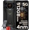 DOOGEE S200 plus Rugged Smartphone 5G MTK 7300 4Nm, 32GB+512GB 10100Mah 100MP+32