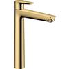 hansgrohe Talis E Miscelatore monocomando lavabo 240 con saltarello, oro lucido, 71716990