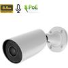 Ajax Telecamera IP bullet 8Mp PoE Bianco 4K - BulletCam 79031 (4mm 85Â°) D