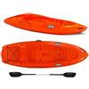 Big Mama Kayak Kayak da divertimento Jolly basic Big Mama kayak - canoa da 260 cm + 1 pagaia in omaggio Made in Italy - Arancione