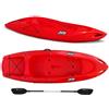 Big Mama Kayak Canoa da mare monoposto Jolly basic Big Mama kayak - canoa da 260 cm + 1 pagaia in omaggio Made in Italy - Rosso