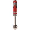 Ariete 602 Frullatore a immersione Moderna, 1000W, 10 velocità + turbo, Accessori inclusi, Rosso