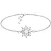 Sofia Milani - Bracciale da Donna in Argento 925 - con Pietra Zircone - Ciondolo a Sole - B0383