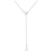 Happiness Boutique Collana Stella e Luna Color Argento | Collana Lariat Bijoux Acciaio Inossidabile