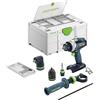 Festool Trapano avvitatore con percussione a batteria QUADRIVE TPC 18/4 I-Basic-Set