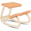 Varier Variable Balans Sedia Ergonomica Legno Naturale/Pesca Movimento Naturale Postura Ufficio Casa Studio 10 Anni Garanzia Qualita