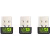 Augnongly 3X Adattatore WiFi USB, Adattatore Wireless 2.4G Un Banda Singola da 150 Mbps, Dongle WiFi Mini Scheda di Rete Wireless per Laptop/Desktop/PC, Supporto /8/8.1