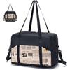 BAGZY Bagaglio a Mano 40x20x25 Ryanair，Scalabile Borsone da Viaggio Valigia per Weekend Borsoni Pieghevole Leggero Borsa Palestra Impermeabile Borsa Sportiva，Modello di Giornale