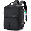 BAGZY Zaino Wizzair 40x30x20, Bagaglio a Mano Zaino da Viaggio Zaino Porta pc 15.6 Pollici Impermeabile Valigia wizzair Con porta USB Adatto a Lavoro, Viaggi e Studenti, Nero