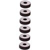 NUOBESTY 3 Pezzi Strumento ruota Knurling alluminio lineare ruote zigrinate accessorio ruota pece zigrinatura per tornio zigrinatura della testa del perno ruota diagonale acciaio Nero