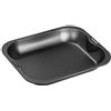 Zenker 7211 - Teglia da forno e grill, 33 x 27 cm, Ilaflon®, colore: Nero