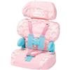 Casdon Giocattoli Baby Huggles - Seggiolino Auto per Bambole Rosa con Poggiatesta e Cinghie Regolabili - Per Bambole Fino a 35 cm - Giocattoli età Prescolare - Età: 3+ anni