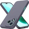 Byvuwiay Cover per Honor 400 Lite, Morbida Silicone Liquida TPU Protettivo Ultra Slim Custodia Antiurto, Custodia Compatibile con Honor 400 Lite - Grigio scuro