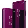 sqgylgl Custodia per Samsung S9 Cover Clear View Specchio Galaxy S9 Standing Cover Flip Case Smart Mirror Magnetic con Flip Shell Protective Cover per Samsung Galaxy S9… (Viola)