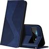 ZONNAVI Cover per Google Pixel 6a, Flip Custodia Pelle PU con [Slot Cart] [Supporto Stand] [Magnetica], Cover a Libro Portafoglio per Google Pixel 6a (Blu)
