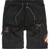 Pokémon Karpador - Hawaii Uomo Shorts Nero L 70% Cotone, 30% Poliestere Regular