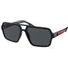 Prada 0PS 01XS Occhiali, Nero/Grigio, 59 Uomo