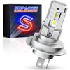 SUPAREE Lampada LED H4 per moto Lampada H4 LED moto 6000k 8000LM