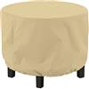 Classic Accessories Unbekannt Classic Accessories Terrazzo Round - Copritavolo ottomano/caffè, taglia S