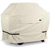 NettyPro Copertura per barbecue a gas, resistente e impermeabile, 162 cm, per barbecue da esterno, 2-3 bruciatori, copertura per barbecue Weber, Char-Broil, Brinkmann, Nexgrill e altro, beige