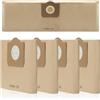 APOMOONS 4 Pezzi Sacchetti Aspirapolvere per Karcher WD3, Sacchetti Bidone Aspiratutto Universali in Carta 6.959-130.0, Sacchi Filtro Premium A2201/2604/2251/2554/2504/2204