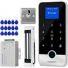 ReaIOKbii Bluetooth tuya app sistema di controllo accessi kit RFID controller tastiera intelligente per impronte digitali 180KG / 350LB serratura magnetica IC portachiavi apriporta 13.56MHz