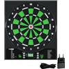CyeeLife Bersaglio Freccette Elettronico,Innovativo dart automatico con 34 giochi e 355 varianti,8 livelli di intensità incl. muto,DartBoard elettronico per 1-8 giocatori