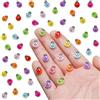 LQTSLFM 100 Pezzi Mini Coccinellas, Miniature Animali Decorazione Carino Mini Oggetti in Resina, Interessante Miniature Coccinellas per Fai Da Te, Artigianato, Giardini di Case delle Bambole