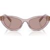 Miu Miu Occhiali da Sole MUA04S 12W20I Malva/Viola Chiaro Donna