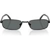 Prada Occhiali da Sole PRB54S 1AB5Z1 Nero/Grigio Scuro Unisex Polarizzati
