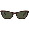 Ray-Ban Occhiali da Sole RB2299 902/31 Lady Burbank Havana/Verde Unisex