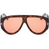 Tom Ford Occhiali da Sole FT1044 52S Bronson Havana/Bordeaux Unisex