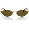 Miu Miu Occhiali da Sole MU56ZS 5AK09Z Oro/Marrone Donna