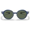 Ray-Ban Occhiali da Sole RJ9075S 709671 Blu/Verde Bambini